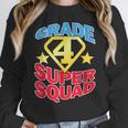 Grade 4 Super Squad Superhero Teacher Team Women Crewneck Sweatshirt, Super Teacher Gifts, funny design Grade 4 Super Squad Superhero Teacher Team Women Crewneck Sweatshirt, Super Teacher Gifts, funny design