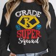 Grade K Super Squad Superhero Kindergarten Teacher Team Women Crewneck Sweatshirt, Super Teacher Gifts, funny design Grade K Super Squad Superhero Kindergarten Teacher Team Women Crewneck Sweatshirt, Super Teacher Gifts, funny design