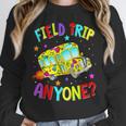 Groovy Field Trip Anyone Happy Field Day For Teachers Kids Women Crewneck Sweatshirt, funny design Groovy Field Trip Anyone Happy Field Day For Teachers Kids Women Crewneck Sweatshirt, funny design