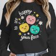 Groovy Happy To See Your Face Teacher School Appreciation Women Crewneck Sweatshirt, Groovy Teacher Gifts, funny design Groovy Happy To See Your Face Teacher School Appreciation Women Crewneck Sweatshirt, Groovy Teacher Gifts, funny design