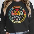 Groovy Lead Teacher Appreciation Back To School Women Crewneck Sweatshirt, Groovy Teacher Gifts, funny design Groovy Lead Teacher Appreciation Back To School Women Crewneck Sweatshirt, Groovy Teacher Gifts, funny design