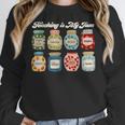 Groovy Teaching Is My Jam Teacher Appreciation Women Crewneck Sweatshirt, Groovy Teacher Gifts, funny design