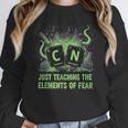 Halloween 67 Meme Science Chemistry Teacher Periodic Table Women Crewneck Sweatshirt, Science Teacher Gifts, funny design