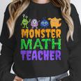 Halloween Monster Math Teacher Men Women Women Crewneck Sweatshirt, funny design Halloween Monster Math Teacher Men Women Women Crewneck Sweatshirt, funny design