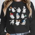 Halloween PE Teacher Ghost Playing Soccer Football Baseball Women Crewneck Sweatshirt, Pe Teacher Gifts, funny design Halloween PE Teacher Ghost Playing Soccer Football Baseball Women Crewneck Sweatshirt, Pe Teacher Gifts, funny design