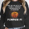 Halloween Pumpkin Pi Math Geometry Teachers Students For Men Women Kids Women Crewneck Sweatshirt, funny design