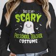 Halloween This Is My Scary Preschool Teacher Custome For Men Women Kids Women Crewneck Sweatshirt, funny design Halloween This Is My Scary Preschool Teacher Custome For Men Women Kids Women Crewneck Sweatshirt, funny design