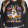 Halloween Teacher You Can't Scare Me I Teach Second Grade Women Crewneck Sweatshirt, funny design Halloween Teacher You Can't Scare Me I Teach Second Grade Women Crewneck Sweatshirt, funny design