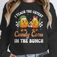 Halloween Teacher Cutest Candy Corn Groovy Spooky Teachers Women Crewneck Sweatshirt, Groovy Teacher Gifts, funny design Halloween Teacher Cutest Candy Corn Groovy Spooky Teachers Women Crewneck Sweatshirt, Groovy Teacher Gifts, funny design