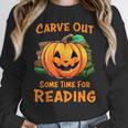 Halloween Teacher Librarian Pumpkin Reading Books Men Women Kids Women Crewneck Sweatshirt, funny design Halloween Teacher Librarian Pumpkin Reading Books Men Women Kids Women Crewneck Sweatshirt, funny design