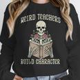 Halloween Weird Teachers Build Character Costume Men Women Women Crewneck Sweatshirt, funny design Halloween Weird Teachers Build Character Costume Men Women Women Crewneck Sweatshirt, funny design