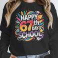 Happy 67 Days Of School Meme 100 Day Of School Teacher 6 7 Women Crewneck Sweatshirt, funny design Happy 67 Days Of School Meme 100 Day Of School Teacher 6 7 Women Crewneck Sweatshirt, funny design