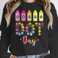 Happy Dot Day 2025 Teacher Kids Girls Colorful Polka Dot Day Women Crewneck Sweatshirt, funny design