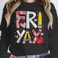 Happy Fri-Yay Teacher Back To School Friday Lovers Women Crewneck Sweatshirt, funny design Happy Fri-Yay Teacher Back To School Friday Lovers Women Crewneck Sweatshirt, funny design