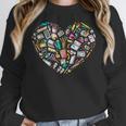 Heart Shape Art Teacher And Painting Sketching Artist Women Crewneck Sweatshirt, funny design Heart Shape Art Teacher And Painting Sketching Artist Women Crewneck Sweatshirt, funny design