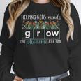 Helping Little Minds Grow One Phoneme At A Time Teacher Women Crewneck Sweatshirt, funny design
