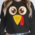 Hilarious Turkey Halloween Thanksgiving Teacher Nurse Women Crewneck Sweatshirt, funny design