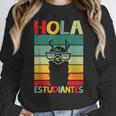 Hola Estudiantes Spanish Teacher Back To School 2025 Women Crewneck Sweatshirt, funny design Hola Estudiantes Spanish Teacher Back To School 2025 Women Crewneck Sweatshirt, funny design