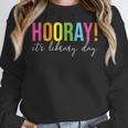 Hooray It's Library Day Teacher Reader Books Back To School Women Crewneck Sweatshirt, funny design Hooray It's Library Day Teacher Reader Books Back To School Women Crewneck Sweatshirt, funny design