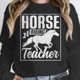 Horse Riding Teacher Rider Lover Equestrian Men Women Kids Women Crewneck Sweatshirt, funny design