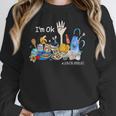 I'm Ok Lunch Lady Life Cafeteria Crew Teacher Women Women Crewneck Sweatshirt, funny design