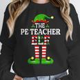 I'm The PE Teacher Elf Christmas Family Matching Women Crewneck Sweatshirt, Pe Teacher Gifts, funny design