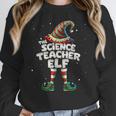 I'm The Science Teacher Elf Family Matching Group Christmas Women Crewneck Sweatshirt, Science Teacher Gifts, funny design