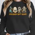 Inclusion Isn't Scary Halloween Sped Teacher Women Men Women Crewneck Sweatshirt, funny design Inclusion Isn't Scary Halloween Sped Teacher Women Men Women Crewneck Sweatshirt, funny design