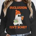Inclusion Isn't Scary Shirt Halloween SLP Sped Teacher Women Crewneck Sweatshirt, funny design Inclusion Isn't Scary Shirt Halloween SLP Sped Teacher Women Crewneck Sweatshirt, funny design