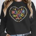 Inclusion Matters Special Education Teacher Autism Awareness Women Crewneck Sweatshirt, funny design Inclusion Matters Special Education Teacher Autism Awareness Women Crewneck Sweatshirt, funny design