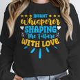 Infant Whisperer Daycare School Childcare Infant Teacher Women Crewneck Sweatshirt, funny design Infant Whisperer Daycare School Childcare Infant Teacher Women Crewneck Sweatshirt, funny design