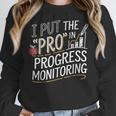 Intervention Teacher Progress Monitoring Intervention Women Crewneck Sweatshirt, funny design Intervention Teacher Progress Monitoring Intervention Women Crewneck Sweatshirt, funny design
