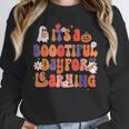 It's A Bootiful Day For Learning Cute Teacher Halloween Women Crewneck Sweatshirt, funny design It's A Bootiful Day For Learning Cute Teacher Halloween Women Crewneck Sweatshirt, funny design