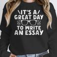 Its a Good Day To Write An Essay English Teacher Women Crewneck Sweatshirt, English Teacher Gifts, funny design Its a Good Day To Write An Essay English Teacher Women Crewneck Sweatshirt, English Teacher Gifts, funny design