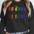 Be Kind Pride Sign Language Rainbow Teachers Interpreter ASL Women Crewneck Sweatshirt, funny design Be Kind Pride Sign Language Rainbow Teachers Interpreter ASL Women Crewneck Sweatshirt, funny design
