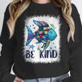 Be Kind Rainbow Fish Teacher Life Back To School Teaching Men Women Women Crewneck Sweatshirt, funny design Be Kind Rainbow Fish Teacher Life Back To School Teaching Men Women Women Crewneck Sweatshirt, funny design