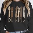 Be Kind Sign Language Hand Talking Teachers Interpreter ASL Men Women Women Crewneck Sweatshirt, funny design Be Kind Sign Language Hand Talking Teachers Interpreter ASL Men Women Women Crewneck Sweatshirt, funny design