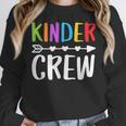 Kinder Crew Shirt Kindergarten Boy Girl Student Teacher Women Crewneck Sweatshirt, funny design Kinder Crew Shirt Kindergarten Boy Girl Student Teacher Women Crewneck Sweatshirt, funny design
