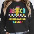 Kindergarten ABCD Rocks Teacher Student Back To School Women Crewneck Sweatshirt, funny design Kindergarten ABCD Rocks Teacher Student Back To School Women Crewneck Sweatshirt, funny design