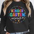 Kindergarten Crew Back To School Kindergarten Teacher Kids Women Crewneck Sweatshirt, funny design Kindergarten Crew Back To School Kindergarten Teacher Kids Women Crewneck Sweatshirt, funny design