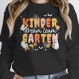 Kindergarten Dream Ghost Team Fall Halloween Spooky Teachers Women Crewneck Sweatshirt, funny design Kindergarten Dream Ghost Team Fall Halloween Spooky Teachers Women Crewneck Sweatshirt, funny design