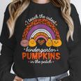 Kindergarten Teacher Pumpkin Patch Cute Women Crewneck Sweatshirt, funny design Kindergarten Teacher Pumpkin Patch Cute Women Crewneck Sweatshirt, funny design