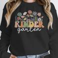 Kindergarten Teacher Wildflower Back To School Floral Outfit Men Women Women Crewneck Sweatshirt, funny design