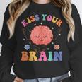 Kiss Your Brain Sped Teacher Appreciation Back To School Kid Women Crewneck Sweatshirt, funny design Kiss Your Brain Sped Teacher Appreciation Back To School Kid Women Crewneck Sweatshirt, funny design