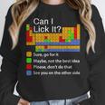 Can I Lick It Periodic Table Chemistry Teachers Women Crewneck Sweatshirt, funny design Can I Lick It Periodic Table Chemistry Teachers Women Crewneck Sweatshirt, funny design