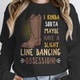 Line Dancing Choreographed Group Dancer Dance Teacher Women Crewneck Sweatshirt, funny design
