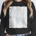 Lined Paper Notebook Halloween Costume For Students Teachers For Men Women Kids Women Crewneck Sweatshirt, funny design Lined Paper Notebook Halloween Costume For Students Teachers For Men Women Kids Women Crewneck Sweatshirt, funny design