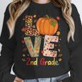 Love 2nd Grade Happy Fall Thanksgiving For 2nd Teacher For Men Women Girls Kids Women Crewneck Sweatshirt, 2nd Grade Teacher Gifts, funny design Love 2nd Grade Happy Fall Thanksgiving For 2nd Teacher For Men Women Girls Kids Women Crewneck Sweatshirt, 2nd Grade Teacher Gifts, funny design
