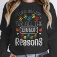 I Love My Job For All The Little Reasons Kid Daycare Teacher Women Crewneck Sweatshirt, funny design I Love My Job For All The Little Reasons Kid Daycare Teacher Women Crewneck Sweatshirt, funny design