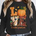 Love Kindergarten Teacher Turkey Thanksgiving Autumn Fall Women Crewneck Sweatshirt, funny design Love Kindergarten Teacher Turkey Thanksgiving Autumn Fall Women Crewneck Sweatshirt, funny design